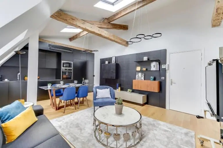 Elegant Home 2Bdr 6P Near Champs Elysees Parijs Appartement